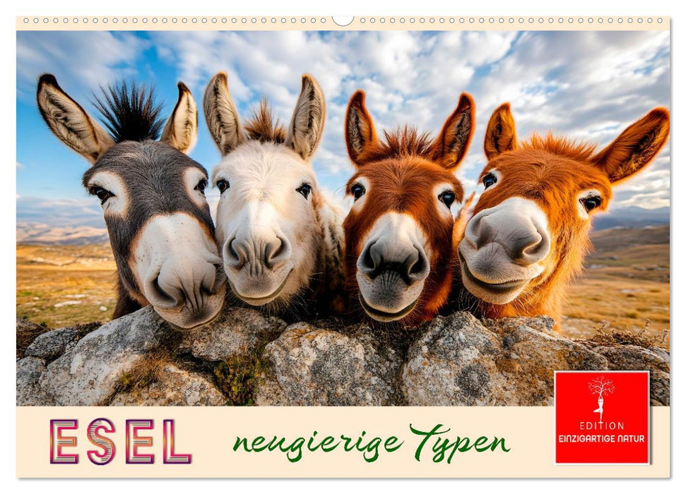 Esel - neugierige Typen (CALVENDO Wandkalender 2027)
