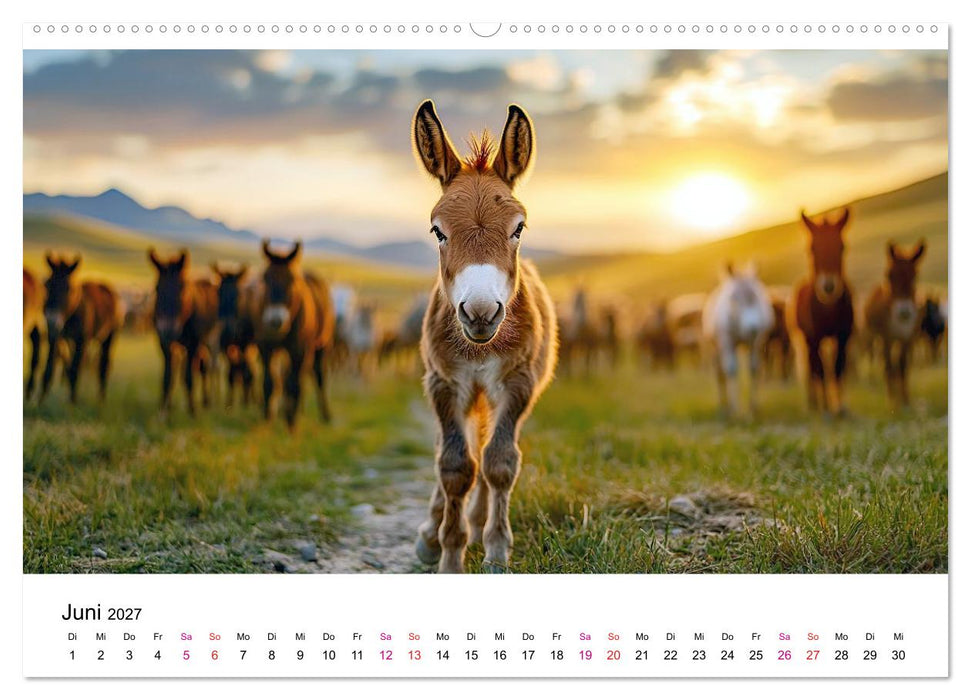 Esel - neugierige Typen (CALVENDO Wandkalender 2027)