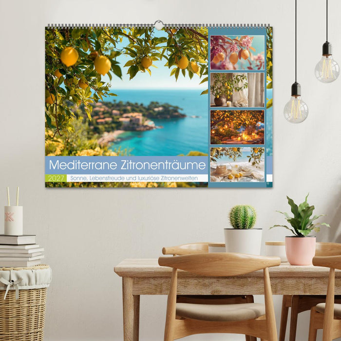 Mediterrane Zitronenträume (CALVENDO Wandkalender 2027)