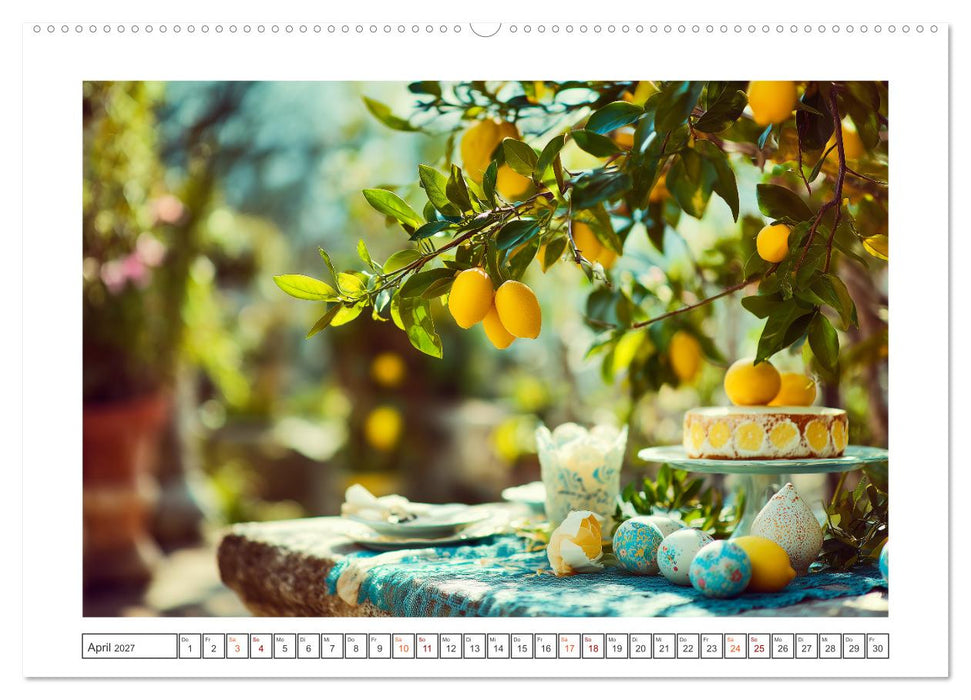 Mediterrane Zitronenträume (CALVENDO Wandkalender 2027)