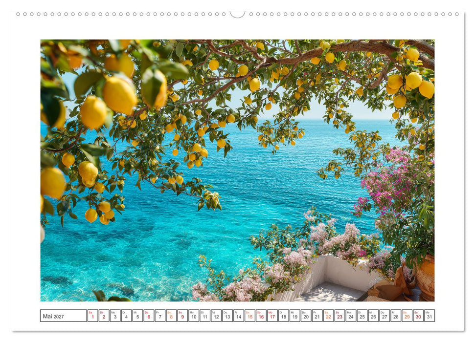 Mediterrane Zitronenträume (CALVENDO Wandkalender 2027)