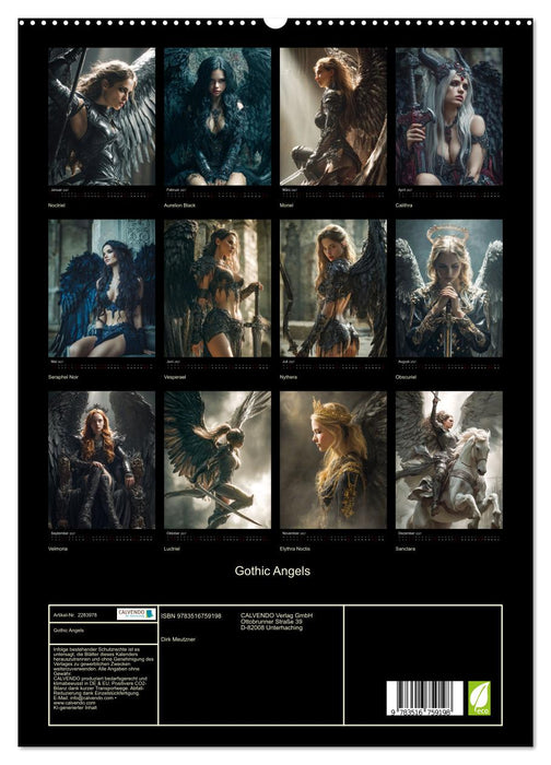 Gothic Angels (CALVENDO Premium Wandkalender 2027)