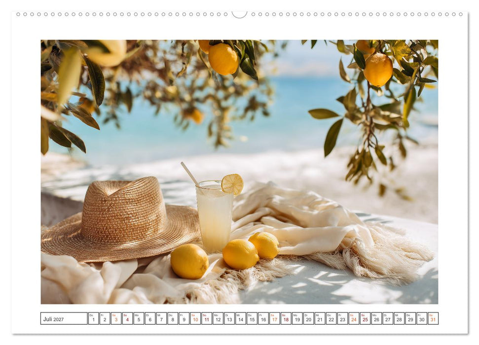 Mediterrane Zitronenträume (CALVENDO Premium Wandkalender 2027)
