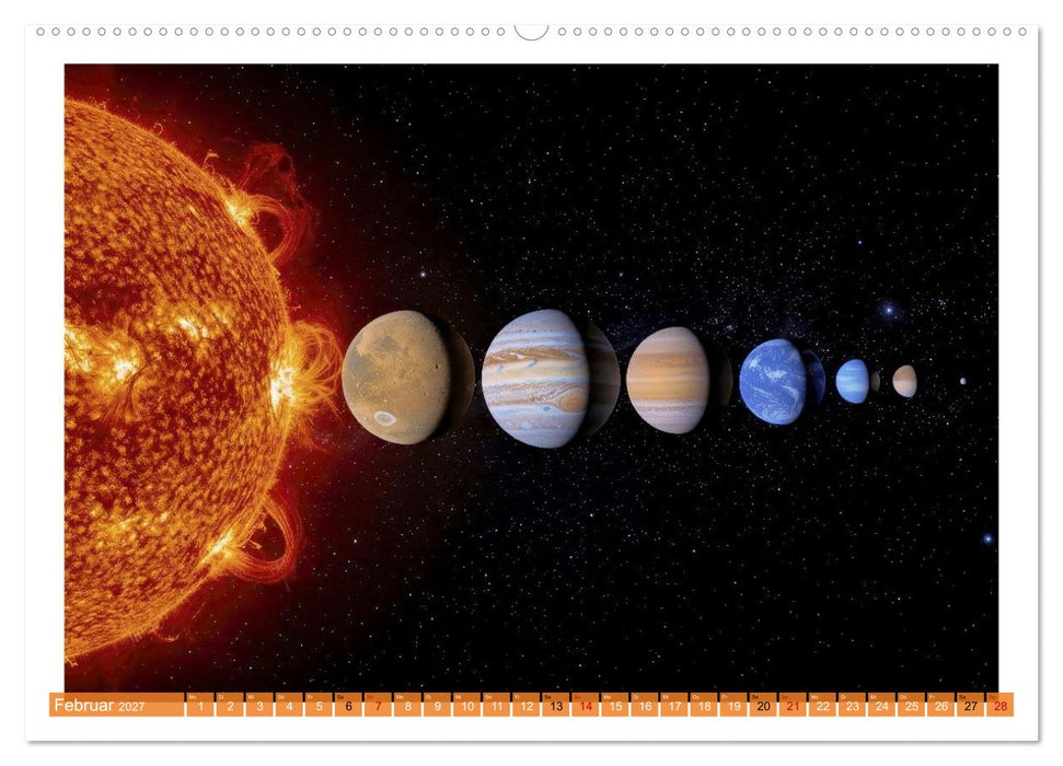Im Weltall ist Stille (CALVENDO Wandkalender 2027)