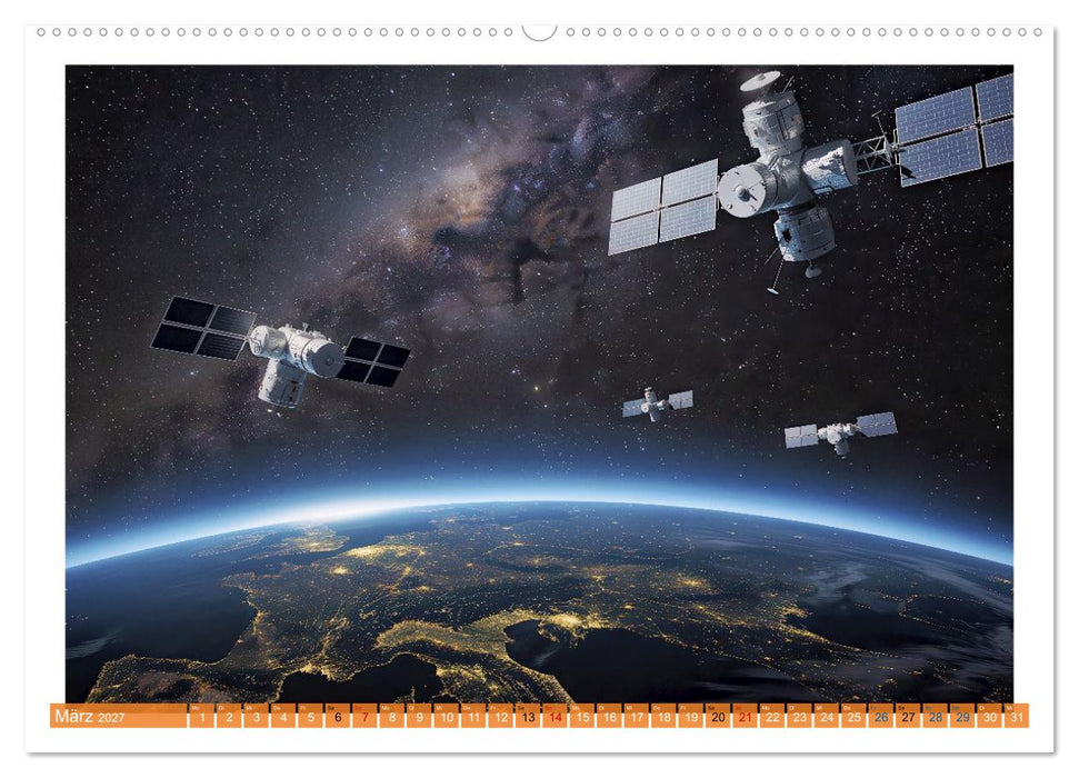 Im Weltall ist Stille (CALVENDO Wandkalender 2027)