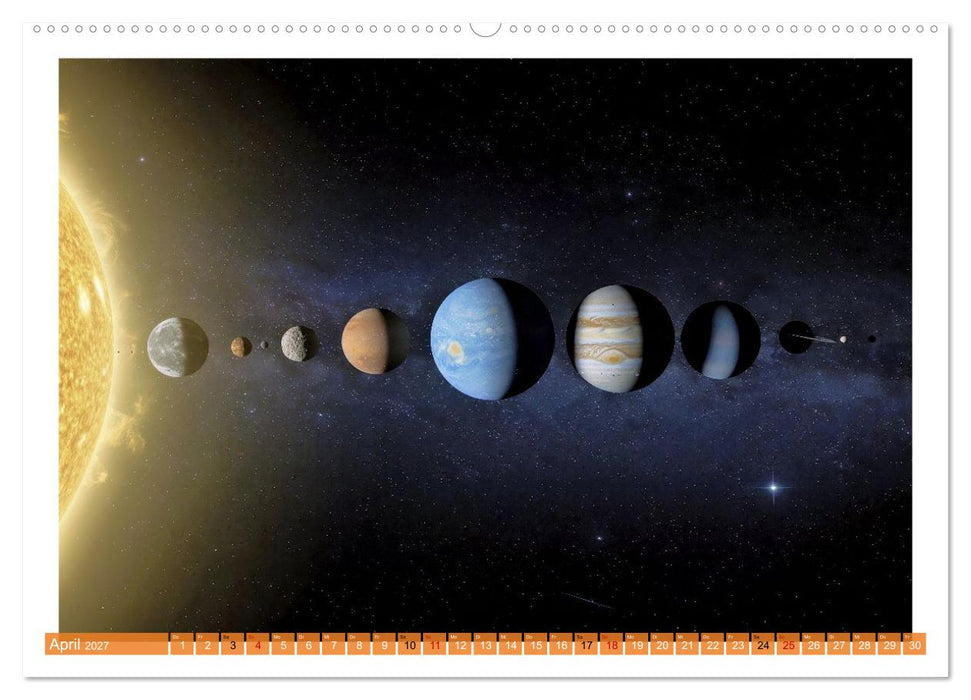 Im Weltall ist Stille (CALVENDO Wandkalender 2027)