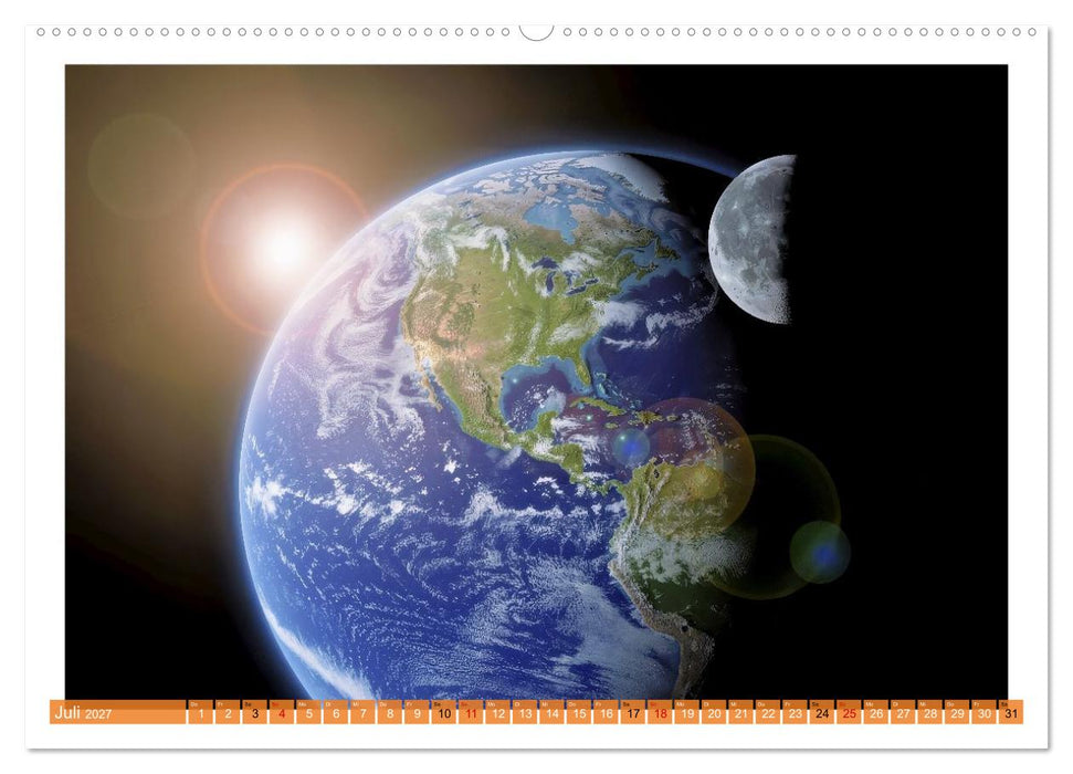 Im Weltall ist Stille (CALVENDO Premium Wandkalender 2027)