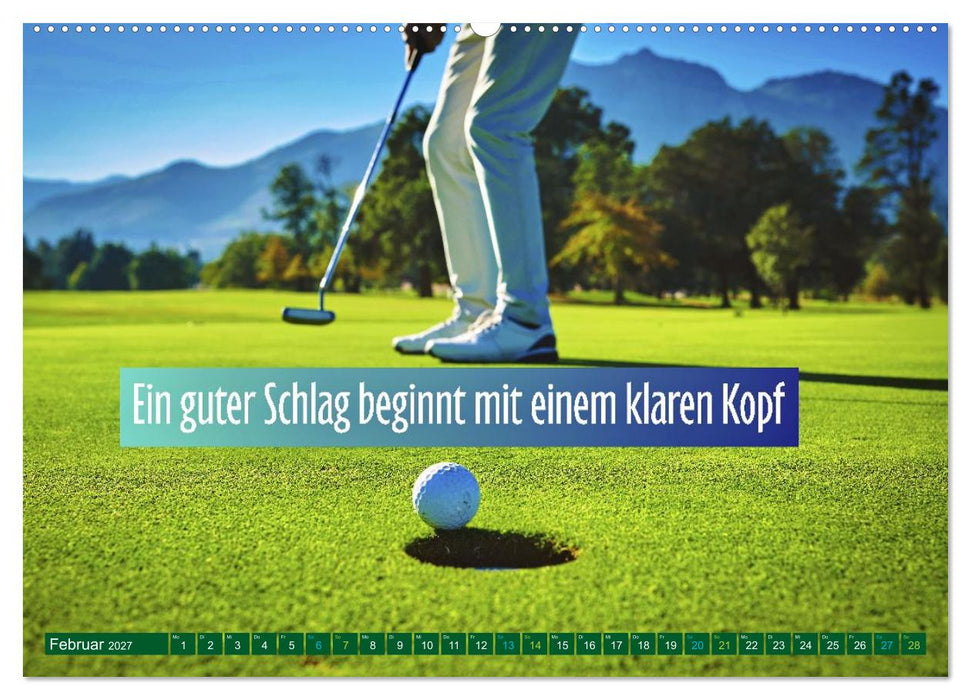 Golf - zwischen Grün und Gedanken (CALVENDO Wandkalender 2027)