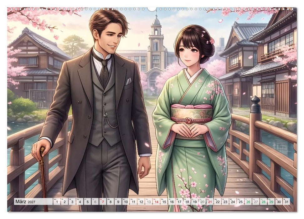 Meiji Mondkalender (CALVENDO Wandkalender 2027)
