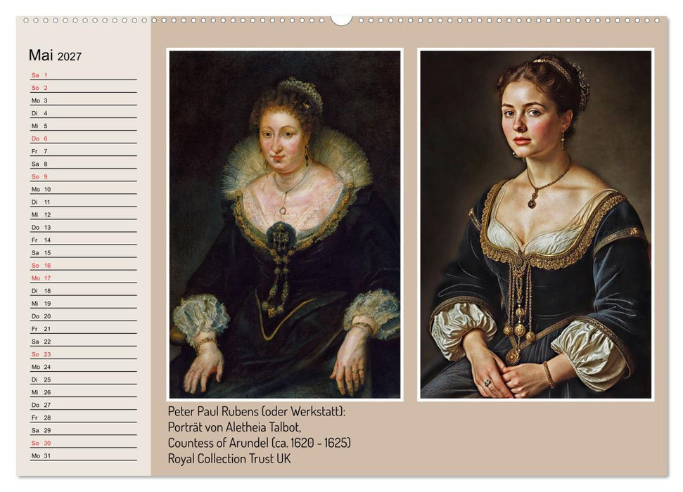 Das Goldene Zeitalter neu interpretiert (CALVENDO Wandkalender 2027)