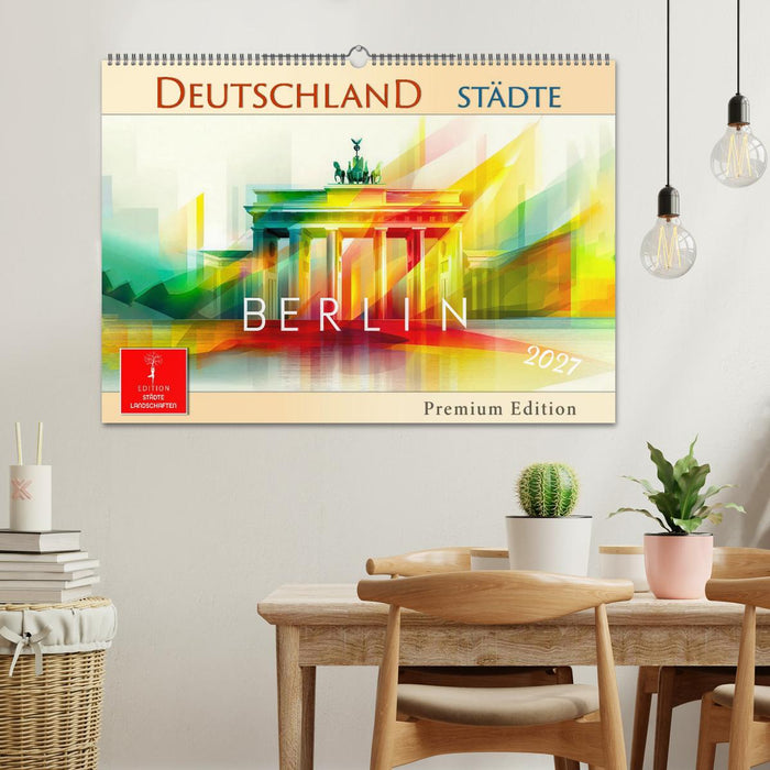 Deutschland Städte - Premium Edition (CALVENDO Wandkalender 2027)