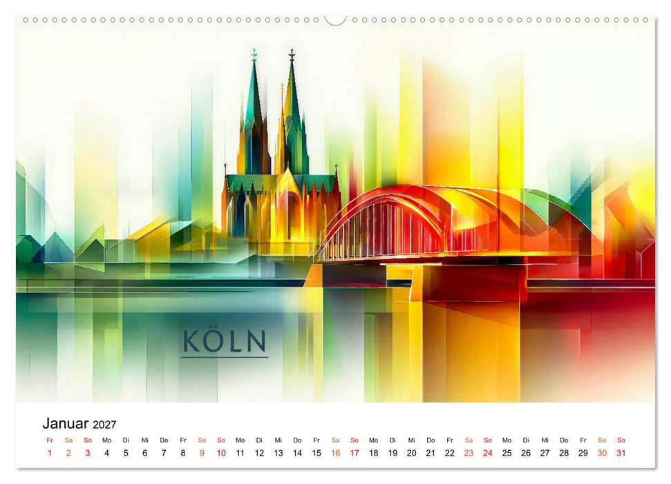 Deutschland Städte - Premium Edition (CALVENDO Wandkalender 2027)
