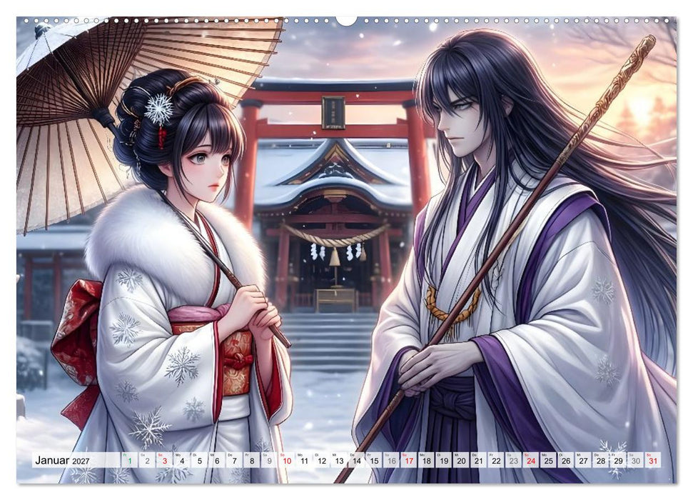 Meiji Mondkalender (CALVENDO Premium Wandkalender 2027)