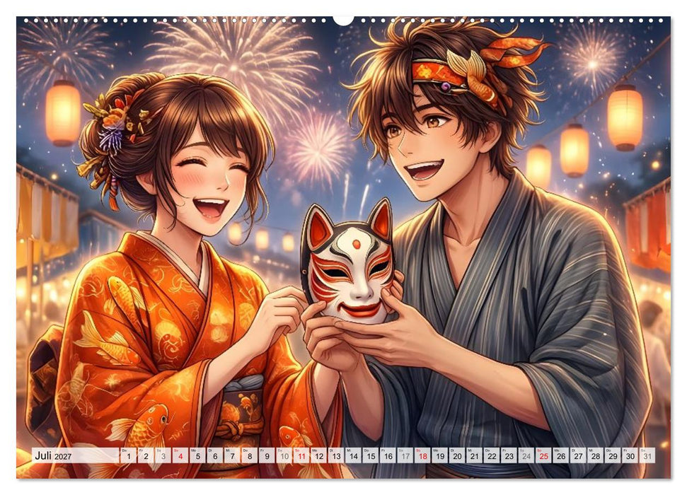 Meiji Mondkalender (CALVENDO Premium Wandkalender 2027)