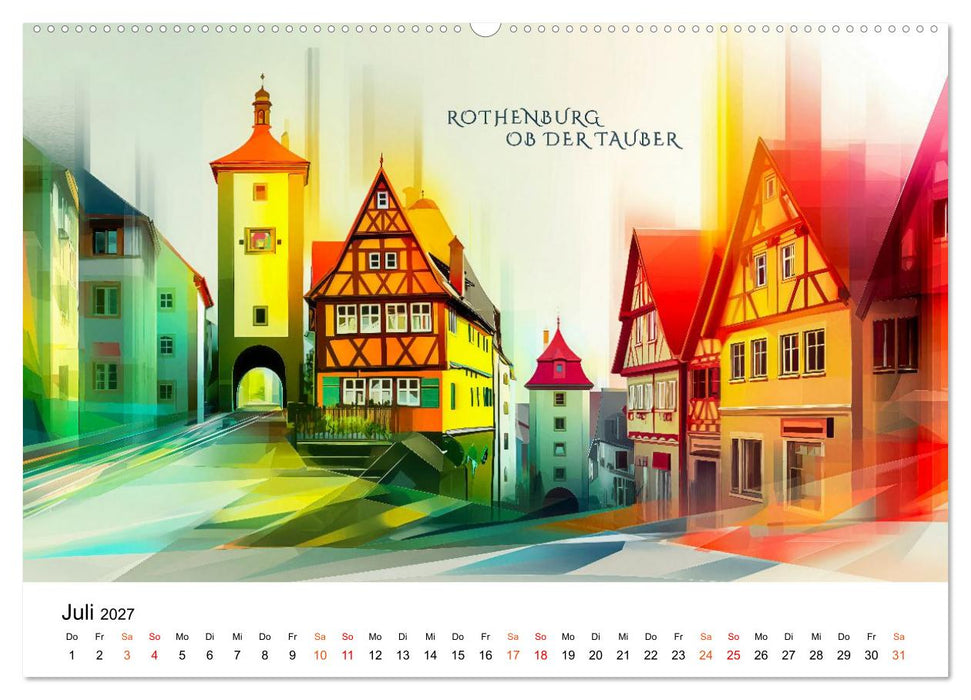 Deutschland Städte - Premium Edition (CALVENDO Premium Wandkalender 2027)