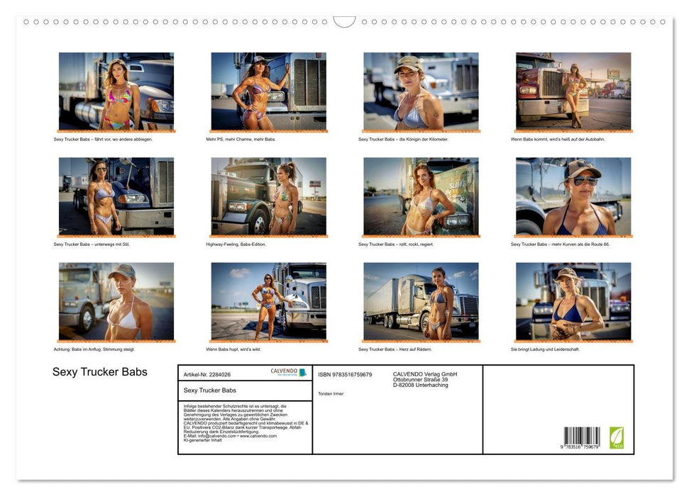 Sexy Trucker Babs (CALVENDO Wandkalender 2027)