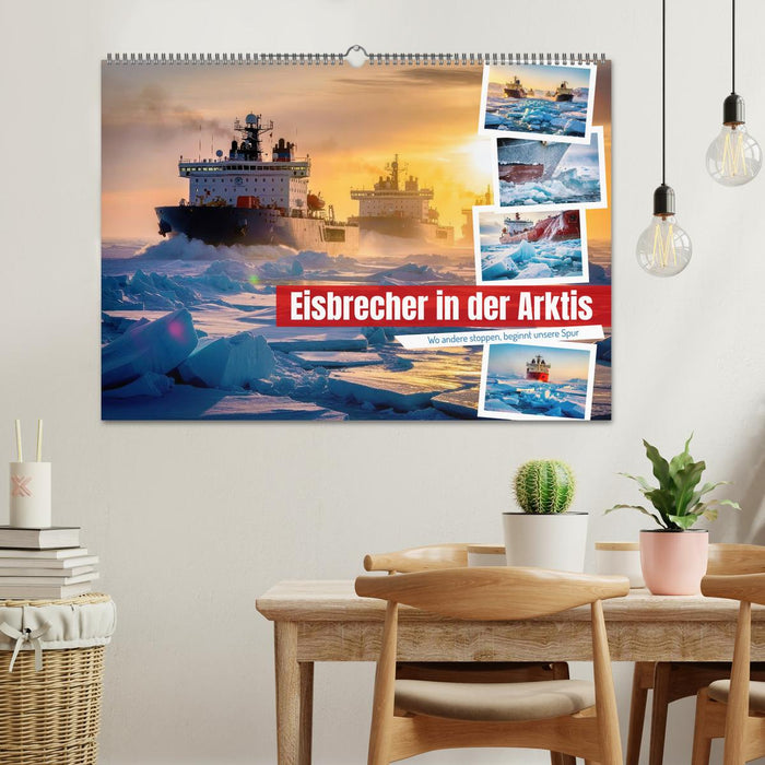 Eisbrecher in der Arktis (CALVENDO Wandkalender 2027)