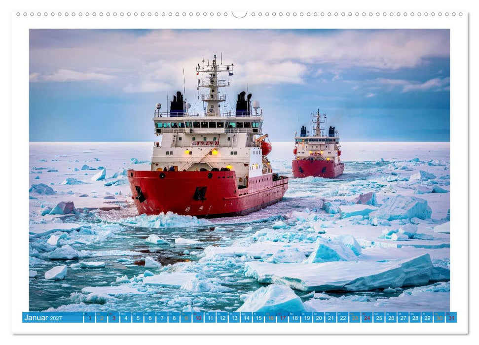 Eisbrecher in der Arktis (CALVENDO Wandkalender 2027)