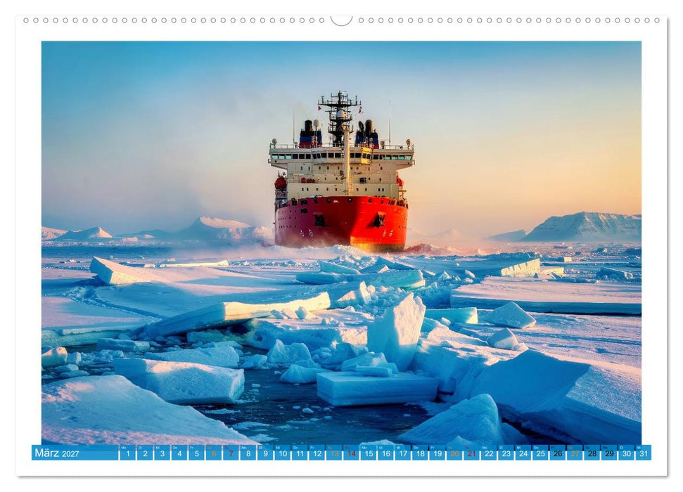 Eisbrecher in der Arktis (CALVENDO Wandkalender 2027)