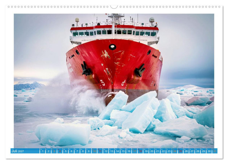 Eisbrecher in der Arktis (CALVENDO Premium Wandkalender 2027)