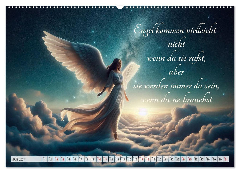 Wenn Engel träumen (CALVENDO Premium Wandkalender 2027)