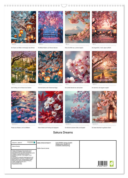 Sakura Dreams (CALVENDO Wandkalender 2027)