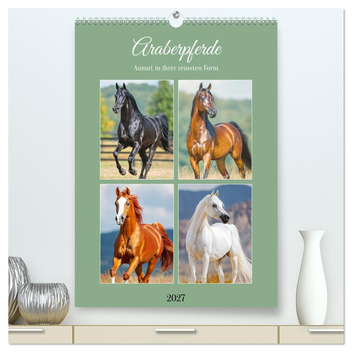 Araberpferde. Anmut in ihrer reinsten Form (CALVENDO Premium Wandkalender 2027)