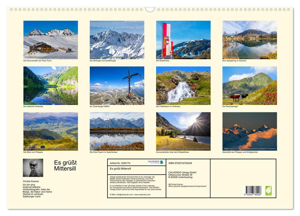 Es grüßt Mittersill (CALVENDO Wandkalender 2027)