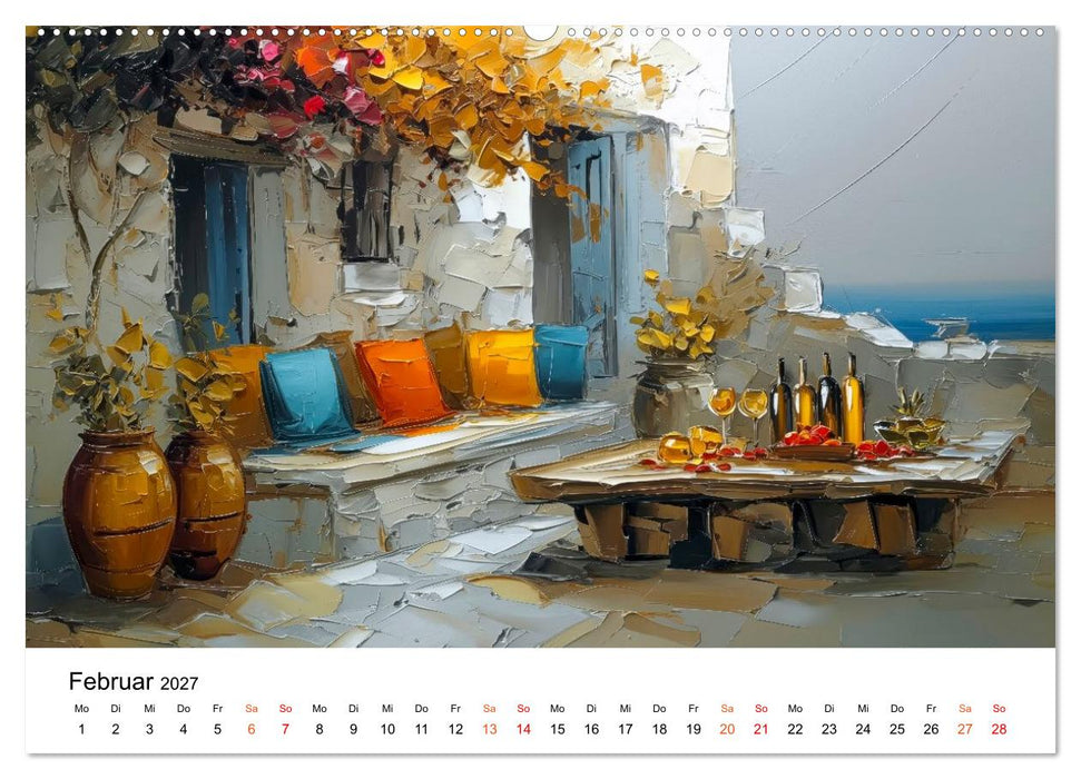 Mediterrane Eleganz (CALVENDO Wandkalender 2027)