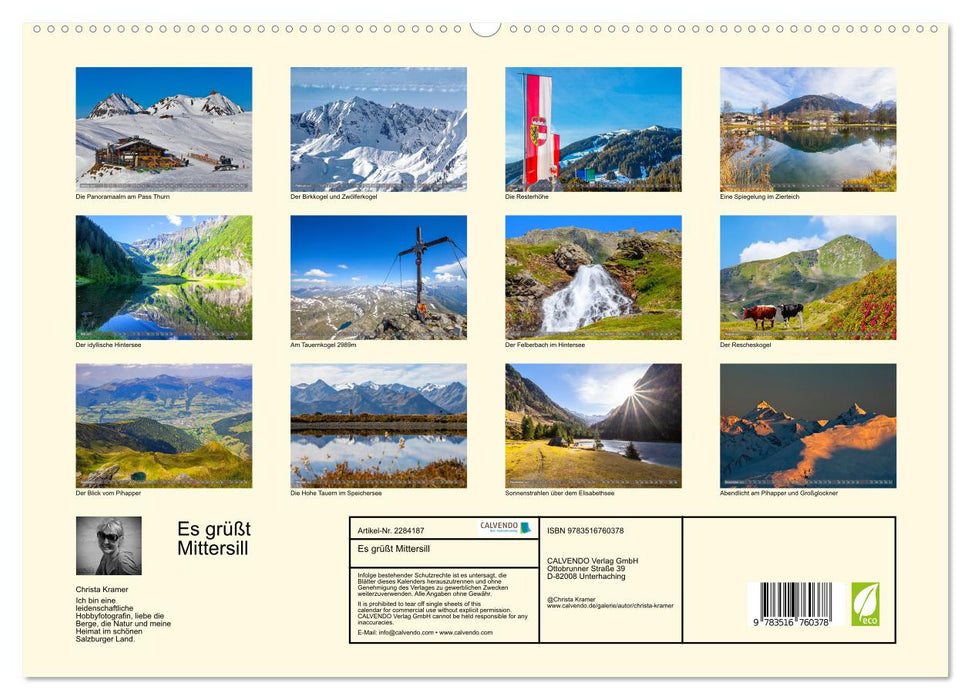 Es grüßt Mittersill (CALVENDO Premium Wandkalender 2027)