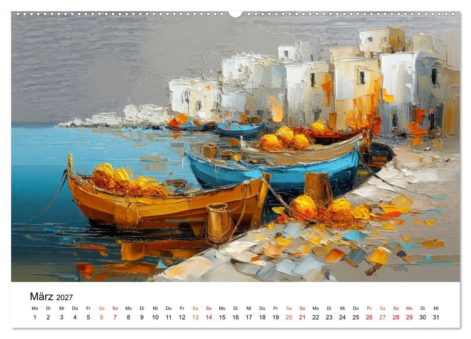 Mediterrane Eleganz (CALVENDO Premium Wandkalender 2027)