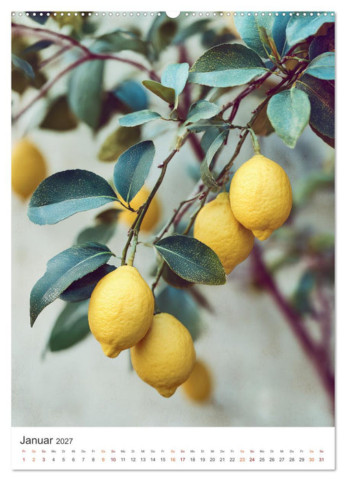 Zitronen & Sonne (CALVENDO Premium Wandkalender 2027)