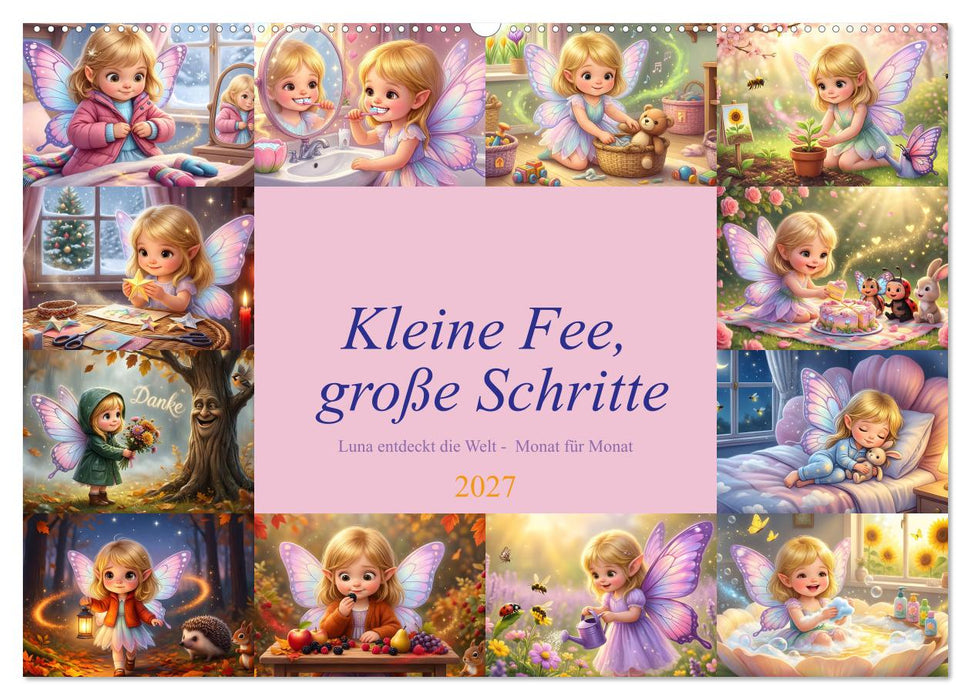 Kleine Fee, große Schritte (CALVENDO Wandkalender 2027)