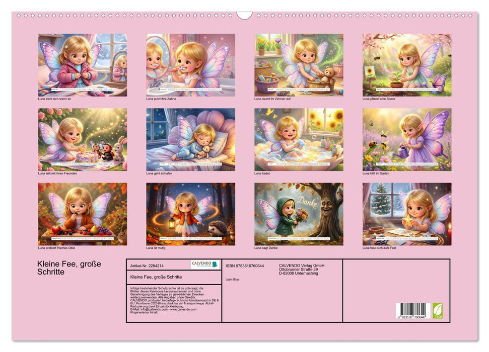 Kleine Fee, große Schritte (CALVENDO Wandkalender 2027)