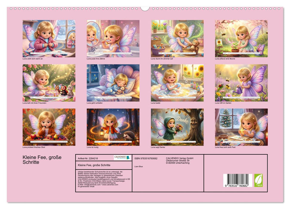 Kleine Fee, große Schritte (CALVENDO Premium Wandkalender 2027)