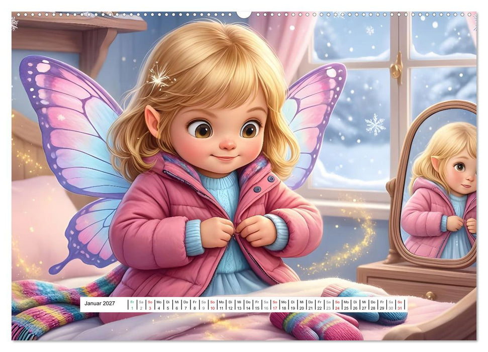 Kleine Fee, große Schritte (CALVENDO Premium Wandkalender 2027)