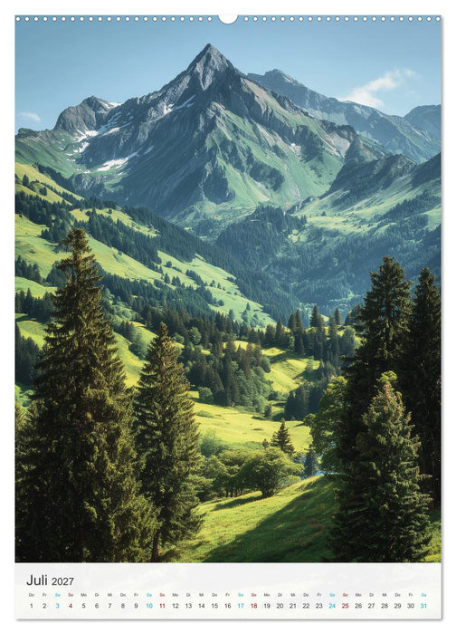 Alpenzauber (CALVENDO Premium Wandkalender 2027)