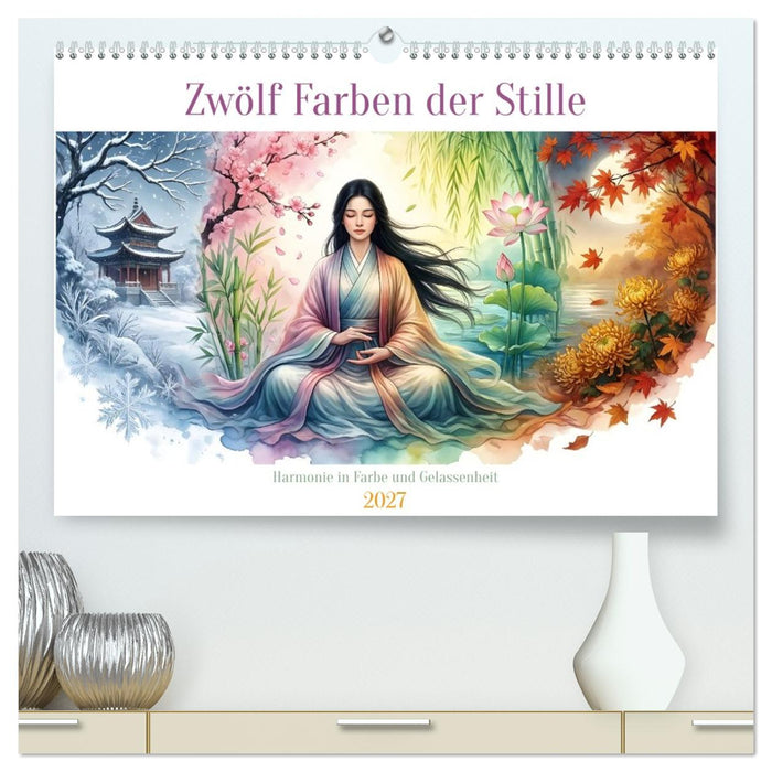 Zwölf Farben der Stille (CALVENDO Premium Wandkalender 2027)