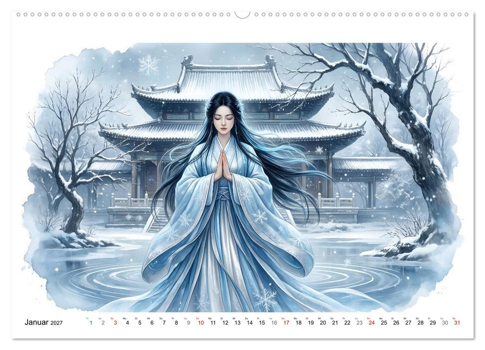 Zwölf Farben der Stille (CALVENDO Premium Wandkalender 2027)