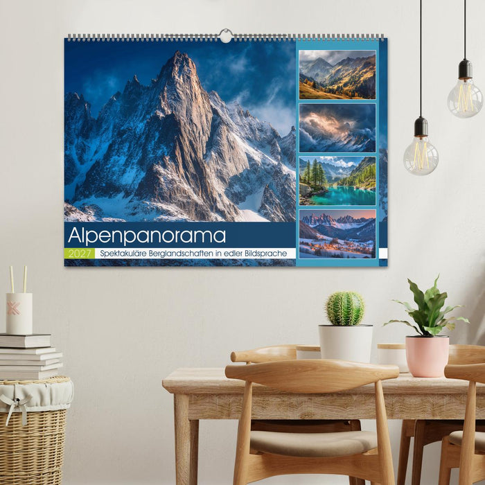 Alpenpanorama (CALVENDO Wandkalender 2027)