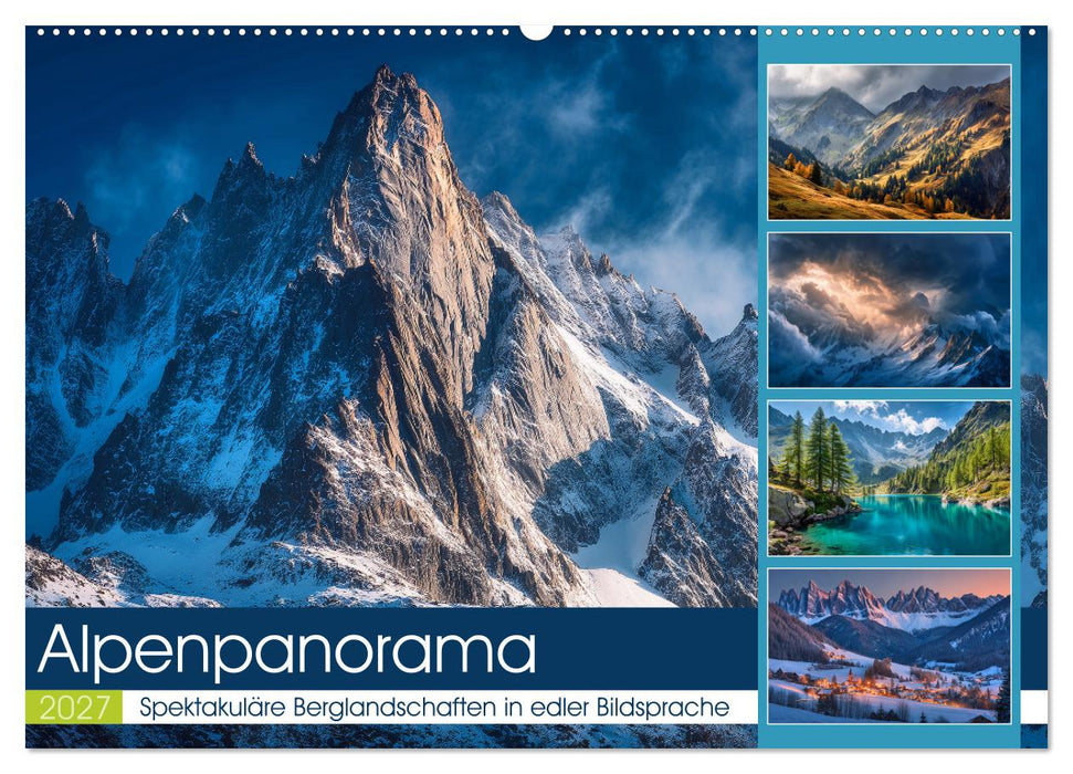 Alpenpanorama (CALVENDO Wandkalender 2027)