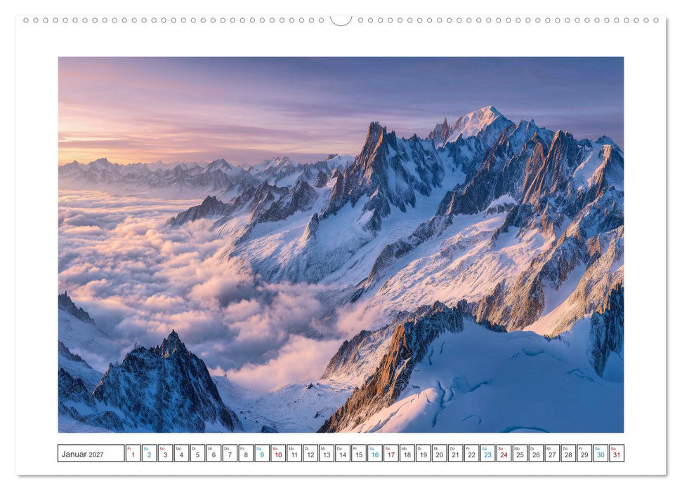Alpenpanorama (CALVENDO Wandkalender 2027)