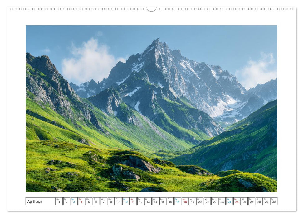 Alpenpanorama (CALVENDO Wandkalender 2027)