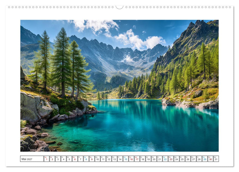 Alpenpanorama (CALVENDO Wandkalender 2027)