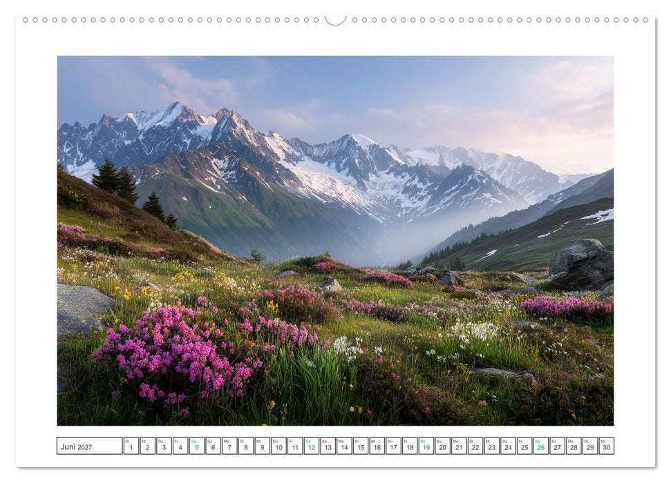 Alpenpanorama (CALVENDO Wandkalender 2027)
