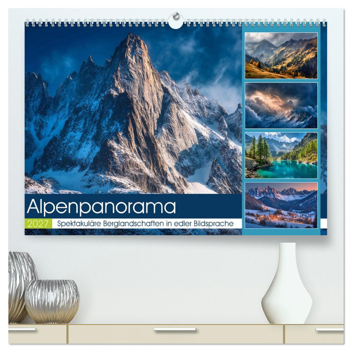 Alpenpanorama (CALVENDO Premium Wandkalender 2027)