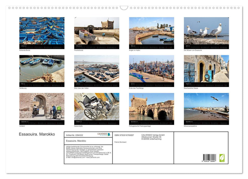 Essaouira. Marokko (CALVENDO Wandkalender 2027)