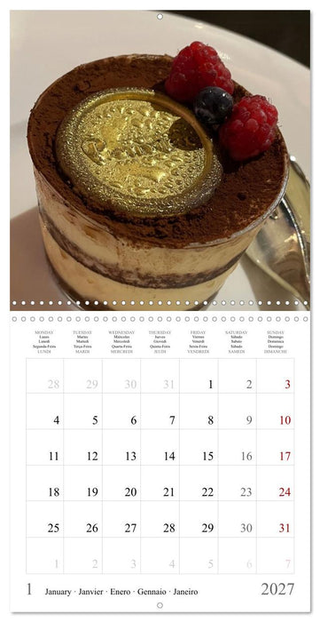 The Art of Gourmet Desserts (CALVENDO Monthly Calendar 2027)