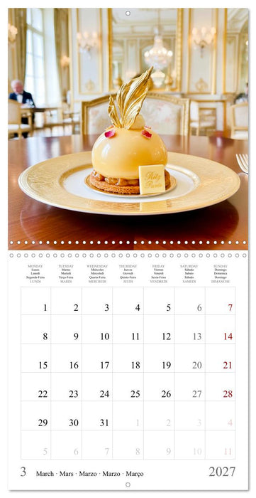 The Art of Gourmet Desserts (CALVENDO Monthly Calendar 2027)