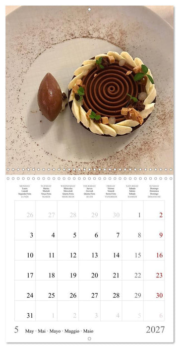The Art of Gourmet Desserts (CALVENDO Monthly Calendar 2027)